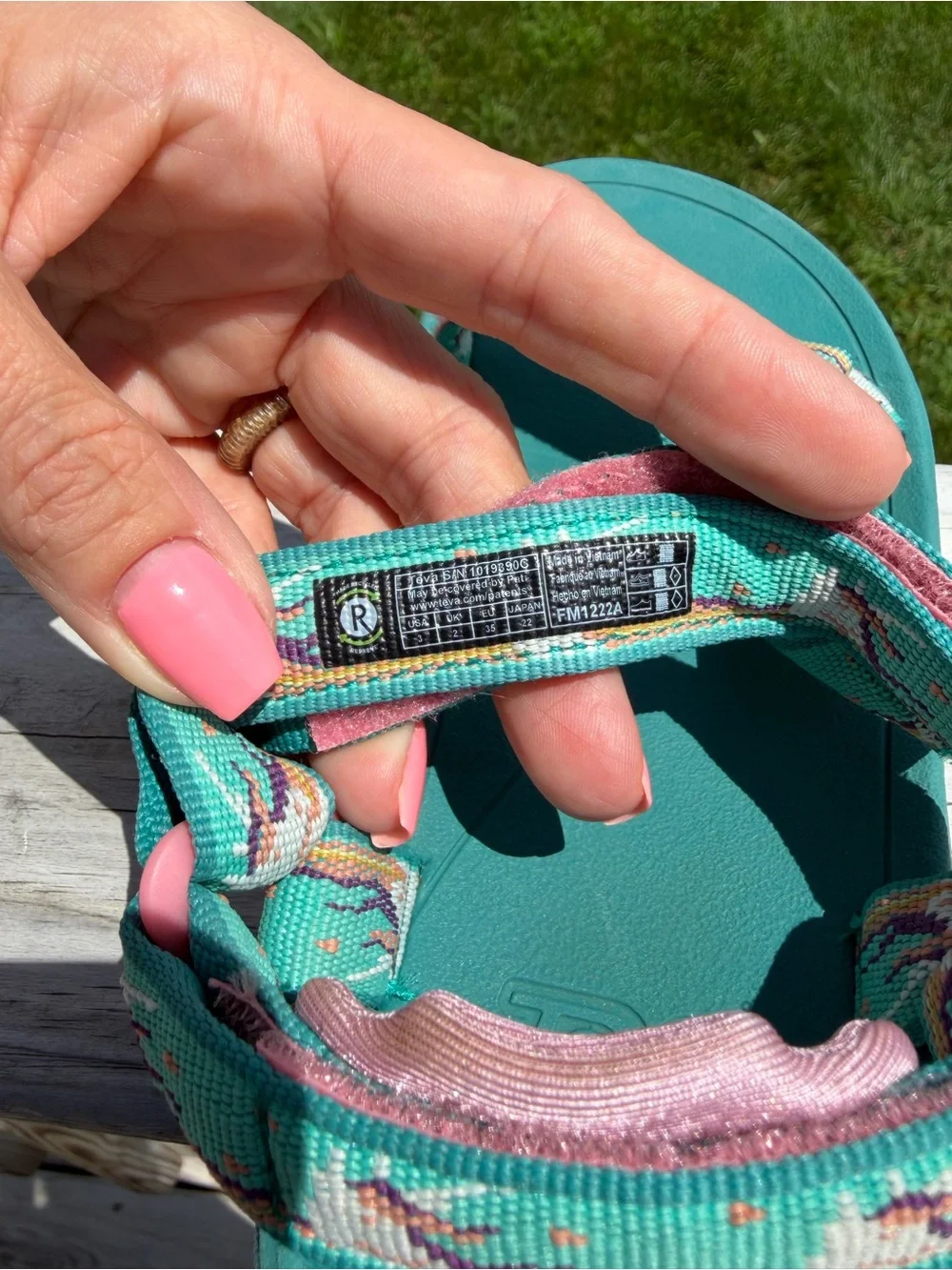 Teva Toddler Hurricane XLT 2 Sandal - Unicorn Waterfall- 1019390C Size 3